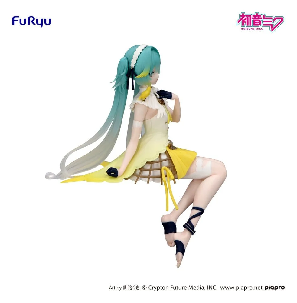 Hatsune Miku Noodle Stopper PVC Statue Canary Bird 14 cm